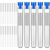 50 Pieces 3D Printer Nozzle Cleaning Kit,0.4 mm Stainless Steel Needles Cleaner 3D Printer Nozzle Cleaner 3D Printer Accessory