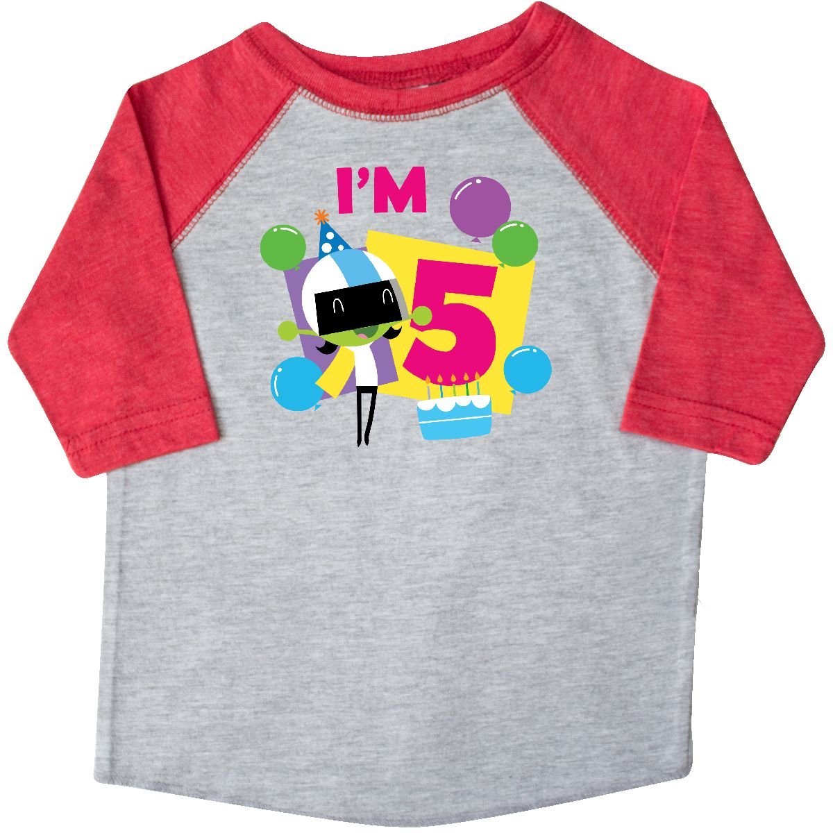 Montibello Com Inktastic Im 5 With Dee And Balloons Toddler T Shirt Pbs Kids Fashion Tees