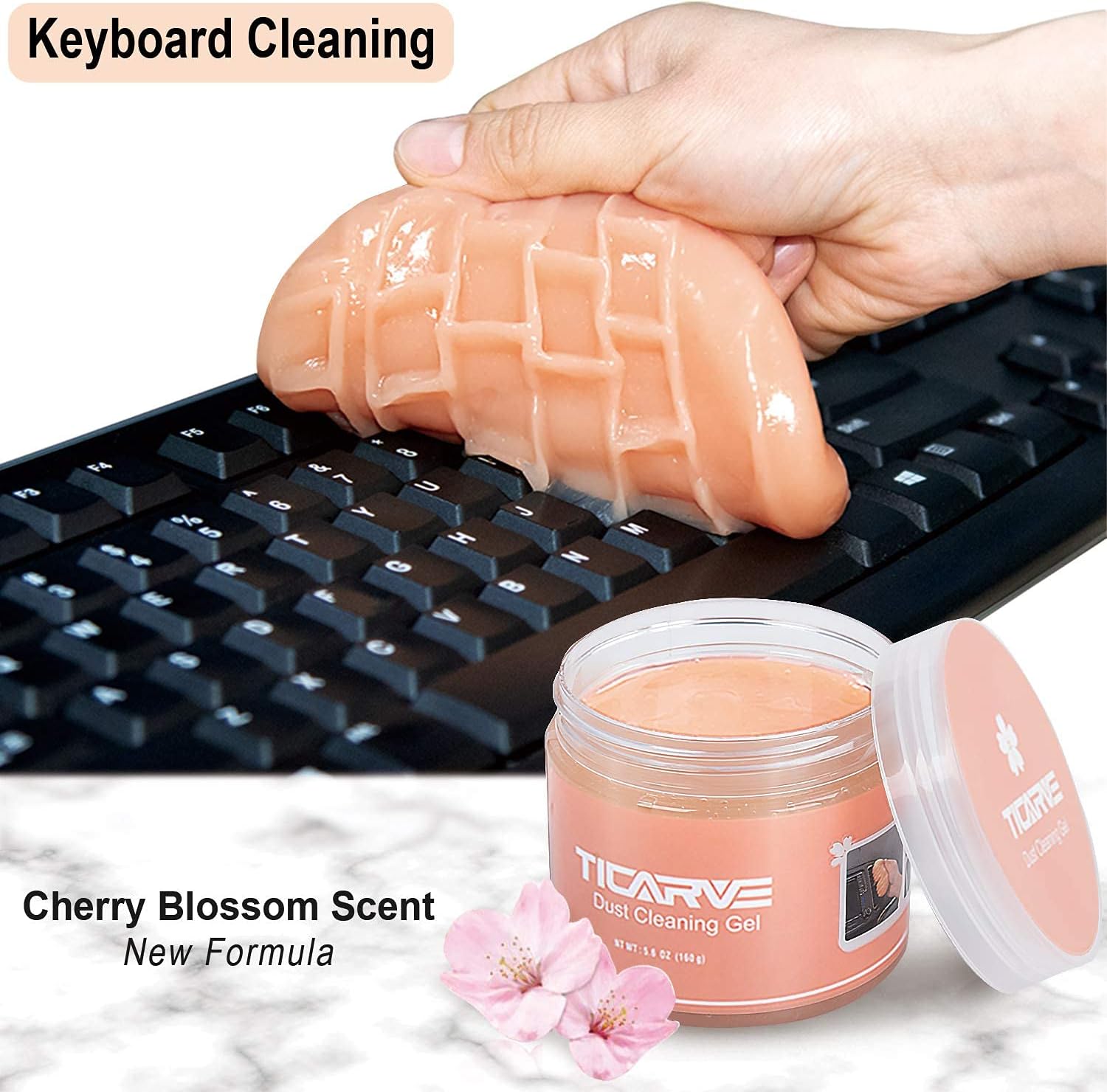 TICARVE Cleaning Gel for Car Detailing Putty Car Vent Cleaner Cleaning Putty Gel Auto Detailing Tools Car Interior Cleaner Dust Cleaning Mud for Cars Cleaning Slime New: Automotive