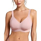 HORISUN Wireless Bras for Women Soft Comfortable No Underwire T Shirt Bra Seamless Full Coverage Bras with Support