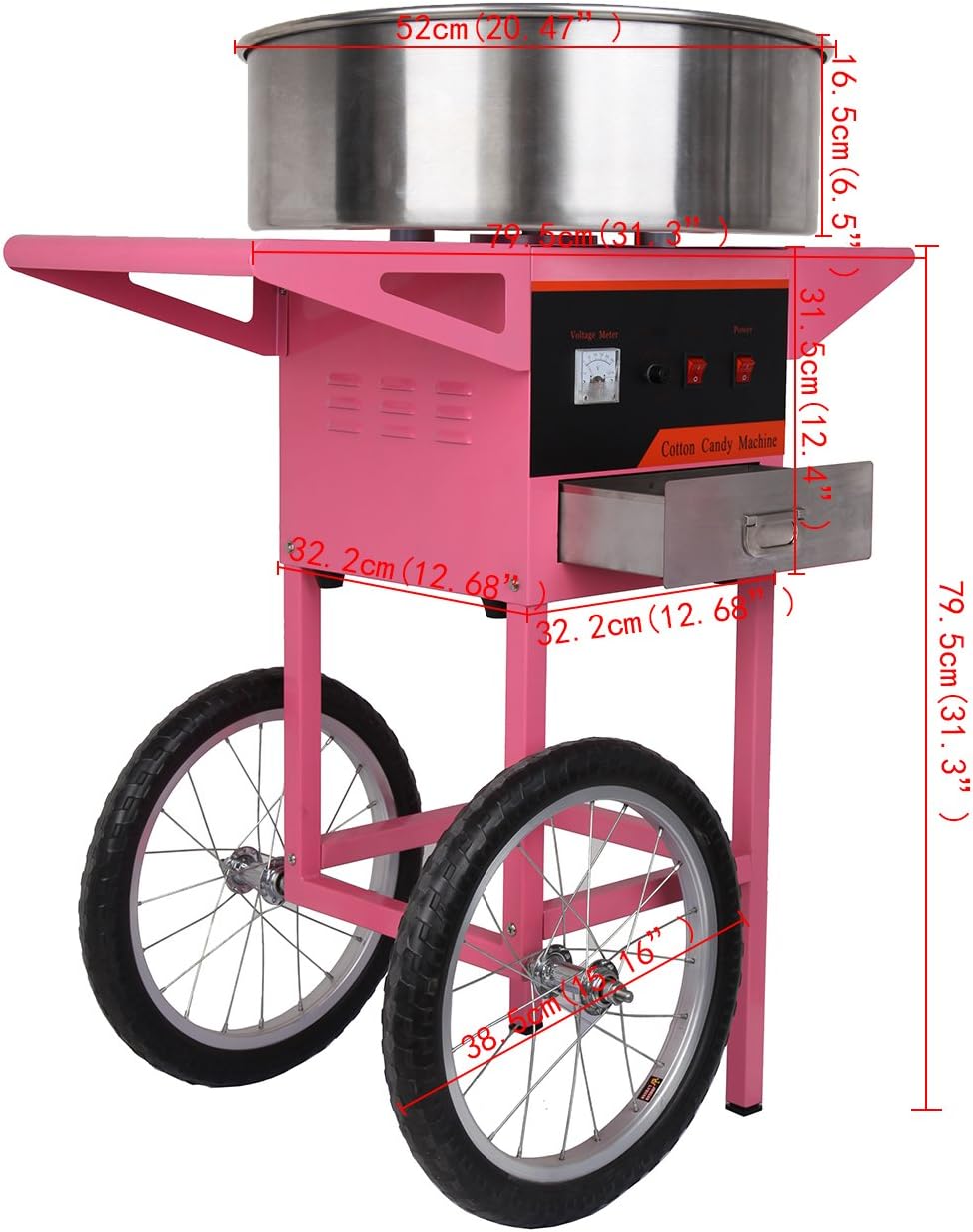 Elettrodomestici TryESeller Macchina per zucchero filato elettrico