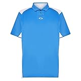 Oakley Men's Reduct C1 Echo Polo Shirt, Blue, X-Small