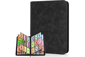 Old Canal Trading Card Binder, 9 Pocket Card Album Folder Hold Up to 540 Cards, Premium and Durable Zipper Binder, Cards Hold