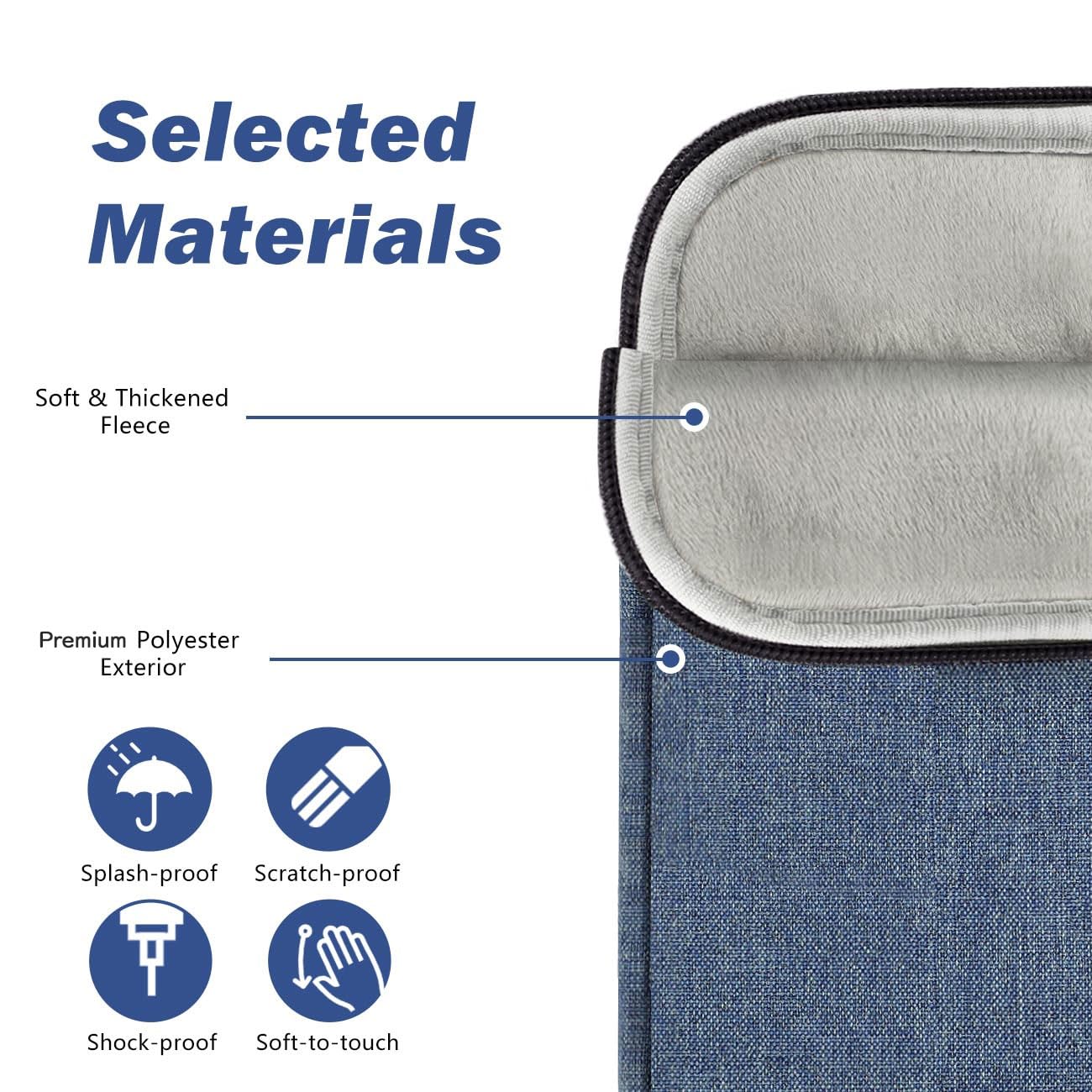 Dadanism 6-7 Inch Protective Sleeve Carrying Case Fits All-New 6