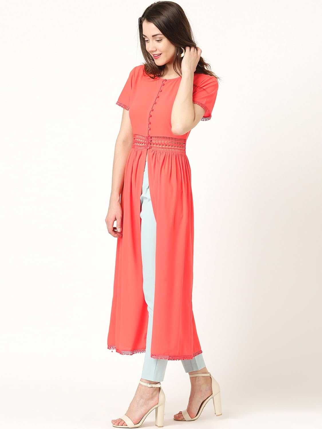 marie claire women's a-line dress (mc10209a--xl, pink, x-large)