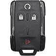 Keyless Entry Remote Control Car Key Fob Case Shell Button Pad Outer Cover Fit for Chevy 2014-2018 Silverado, Colorado, GMC S