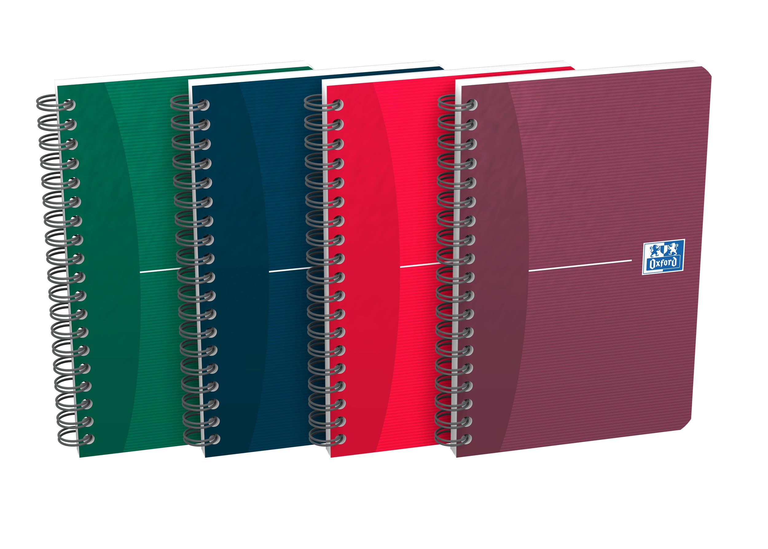 Oxford Office Spiral Notebook, Flexible Deck Side 11 x 17 cm 180 Pages Ruled, 5 x 5 (Pack of 10)
