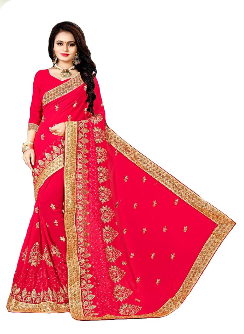 fancy saree stone work