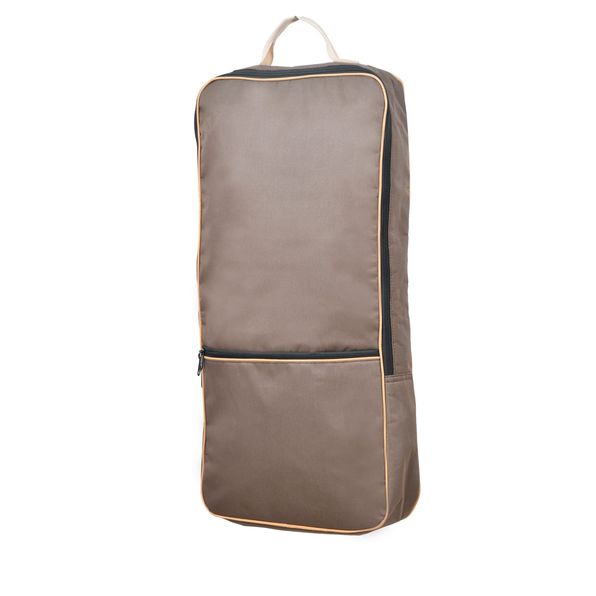 SIE Front Open 3 Layers Padded Bridle Halter Carry Bag (Brown)