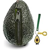 Avocado Coin Purse Pouch | Realistic Looking Wallet | Funny Novelty Gifts For Avocado Lover | Avocado Decor Decorations Accessories