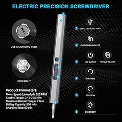 STREBITO Mini Electric Screwdriver Set, 36 in 1