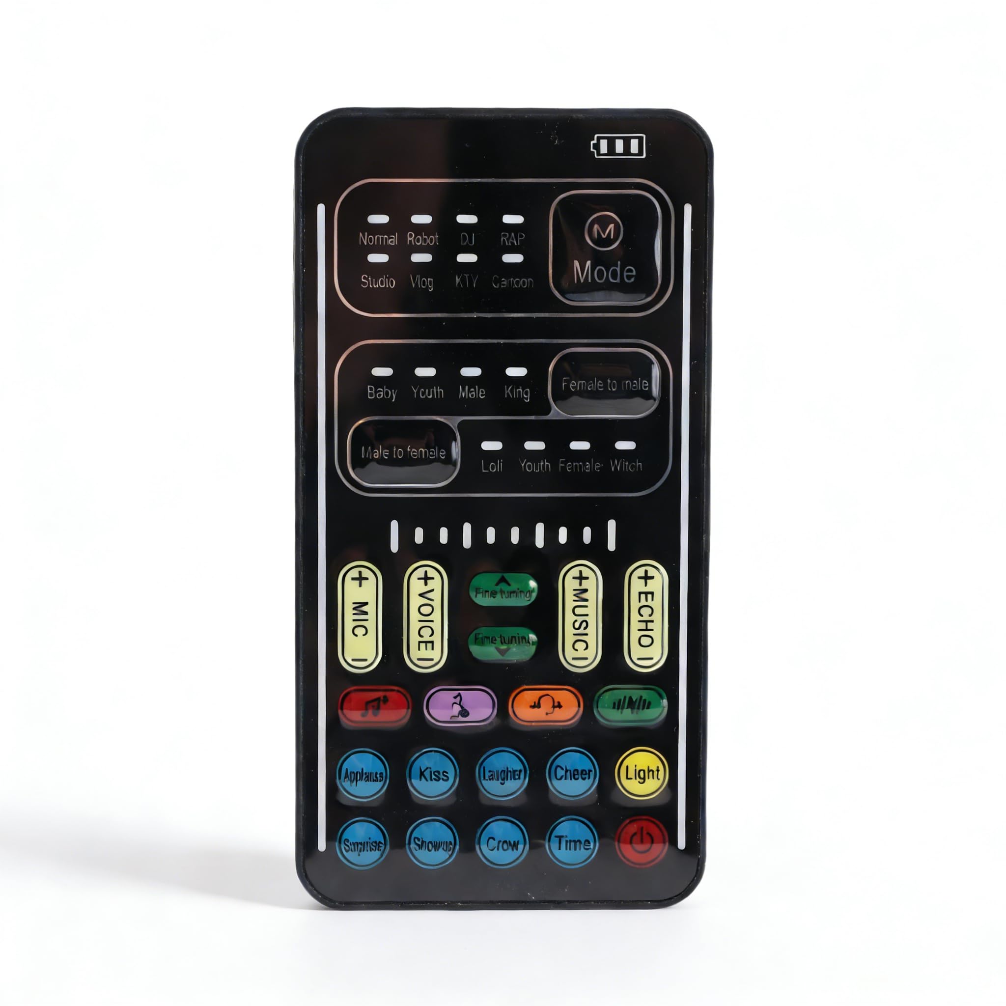 Multifunction Voice Changer, Portable Recording Mini Sound Car, Live Sound Card for Game Anchor Recording Computer for for for Switch (English Version)