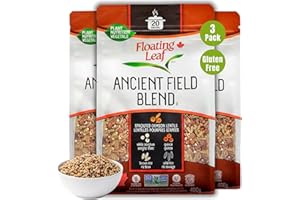 Floating Leaf Wild Rice Blend - Non-GMO & Gluten free | Wild Rice Blend with Sprouted Crimson Lentils, White Sorghum Grain, B