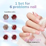 Modelones Gel Base Coat and Top Coat 10ml 2Pcs No Wipe Set Glossy Long Lasting view 6