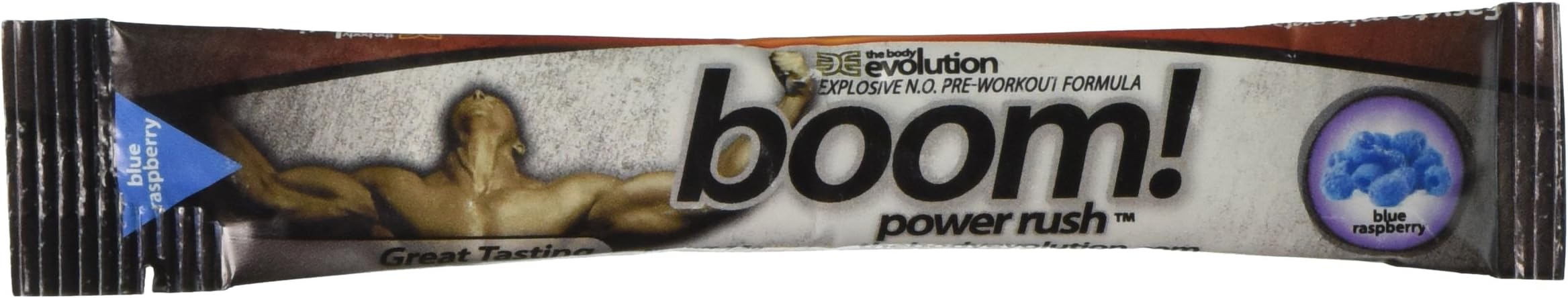 Body Evolution Boom Powder Workout Drink, Blue Raspberry, 4 Pound