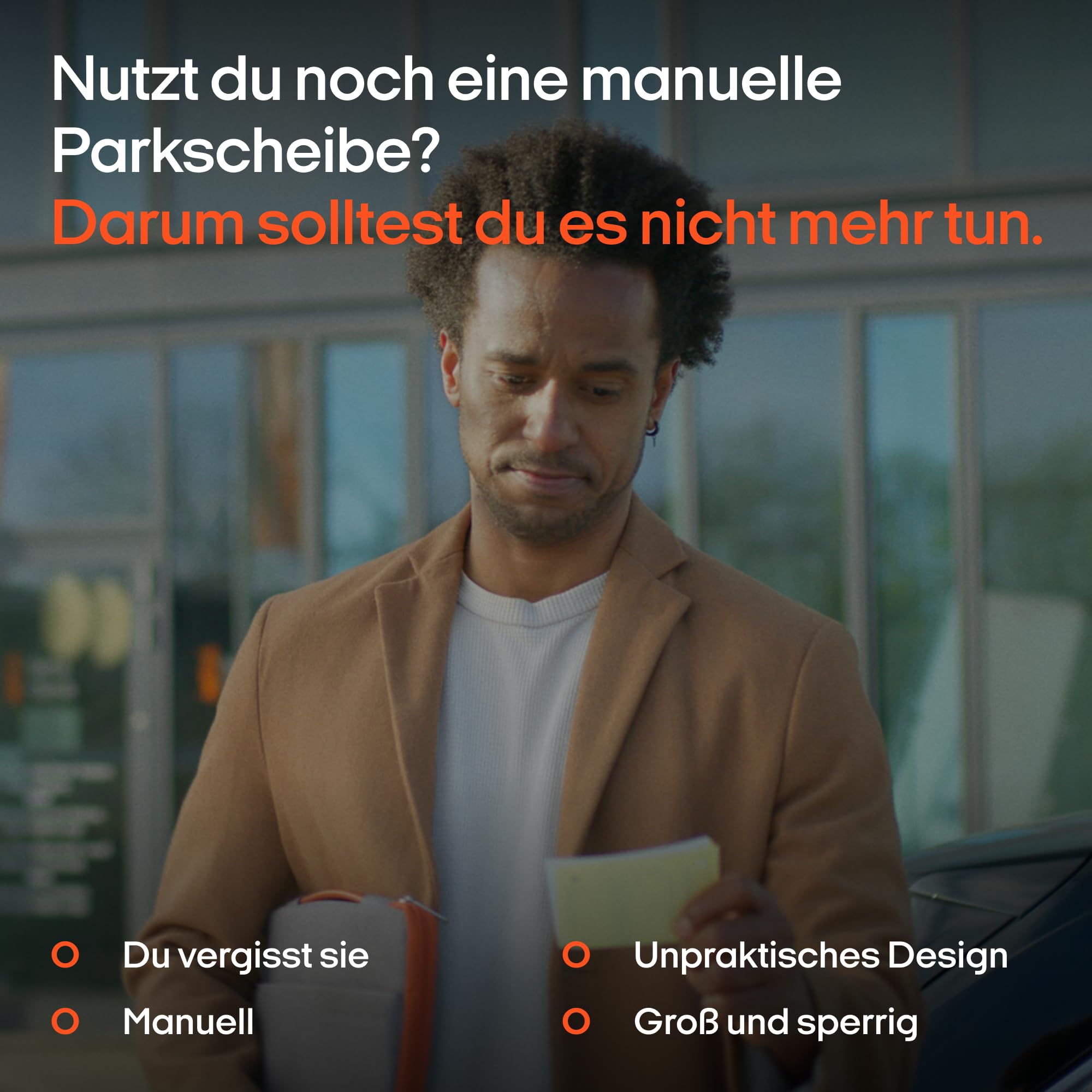 OOONO P-DISC NO2 - Elektronische Parkscheibe mit Zulassung fürs Auto - Automatische Digitale Parkscheibe Elektrisch mit Zulassung vom KBA nach StVO - Elektrische Parkuhr Auto zugelassen 5