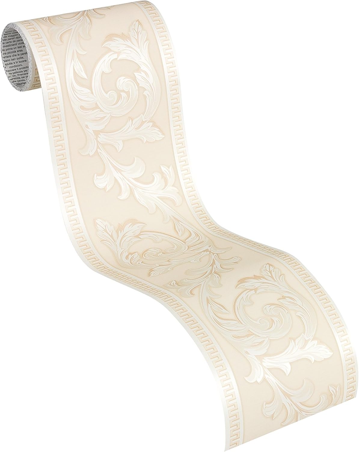 A.S. Création Self-Adhesive Border Stick Ups Border with Ornaments 5.00 m x 13 cm Beige Cream Made in Germany 906212 9062-12 - Image 3