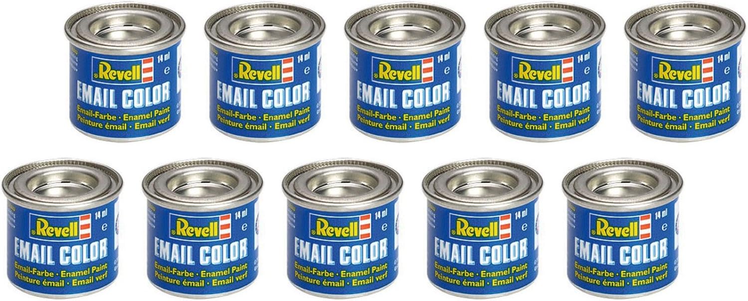 10 Revell 14ml Enamel Paints for Models You can choose the colours