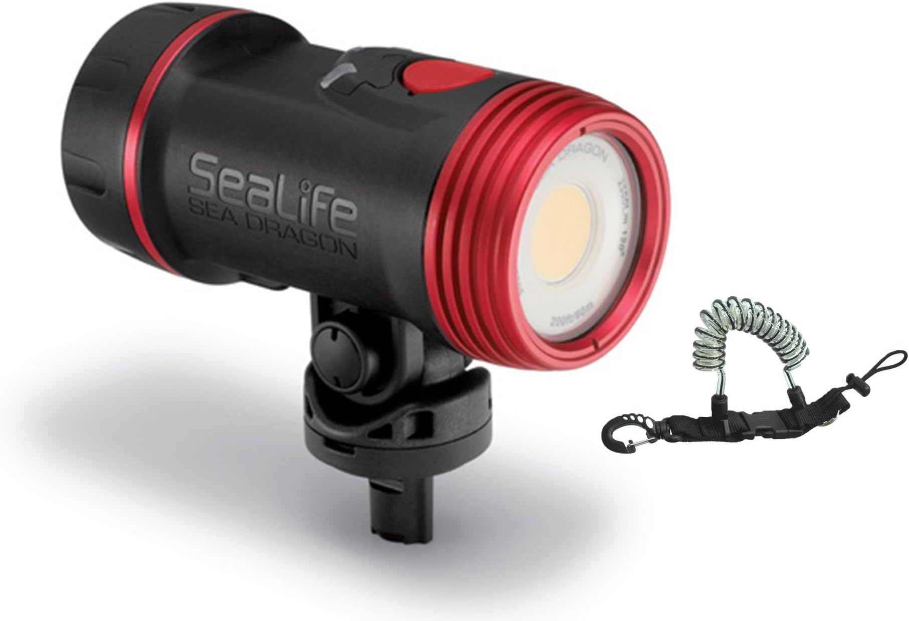 SeaLife SL6712 Sea Dragon 2500 UW Photo/Video Light Head Package w/ Coil Lanyard