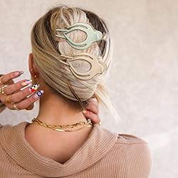 French Concord Flat Hair Clips for Women Girls