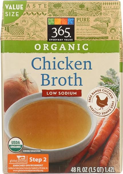 365 everyday value chicken broth (099482460280)