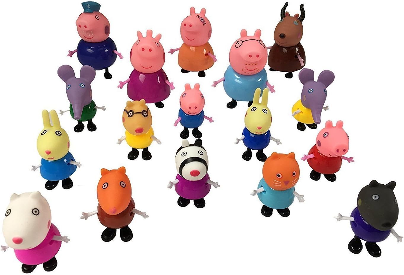 Mr Bigz 17 in 1 Mini Pig Family and Friends Set