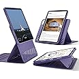 ESR for iPad Pro 11 Inch Case (2022/2021/2020/2018, 4th/3rd/2nd/1st Generation), Removable Magnetic Cover, Adjustable Portrait/Landscape Stand with Raised Display View, 9 Standing Angles, Purple