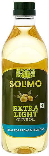 Amazon Brand - Solimo Extra Light Olive Oil, 1L