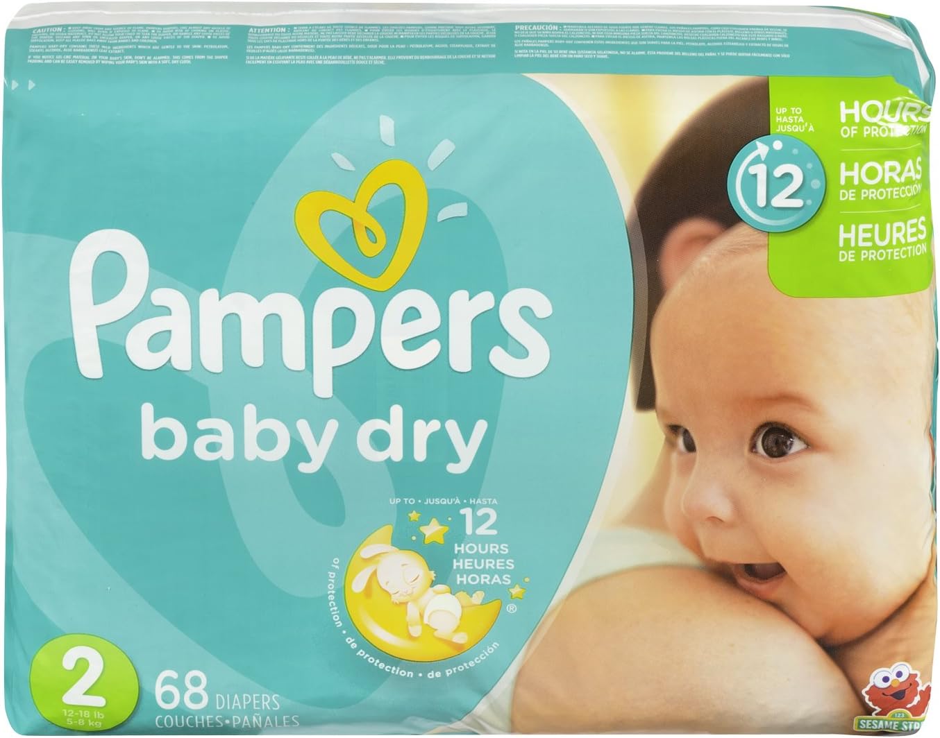 pampers baby dry 2 megapack