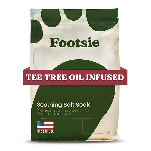 FOOTSIE SOOTHING TEA TREE OIL EPSOM SALT SOAK...