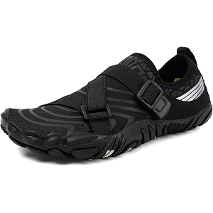 GEMYSE Water Shoes for Women Men Barefoot Quick-Dry Aqua Shoes | For Adult, Non-Slip, Protective Sole, Closed Toe, Quick Drai