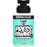 The Doux PRESS REWIND Curl Retention Shampoo, Hydrating Cleanser, 8 oz | Aloe &amp; Pataua Oil for Frizz Control &amp; Elite Curl Retention, For Men &amp; Women with Curly Hair, Sulfate-Free Formulation