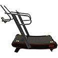 SB Fitness Equipment CT400 Self Generated Curved Commercial Exercise Workout Treadmill with 3 Resistance Levels and Front Digital Display