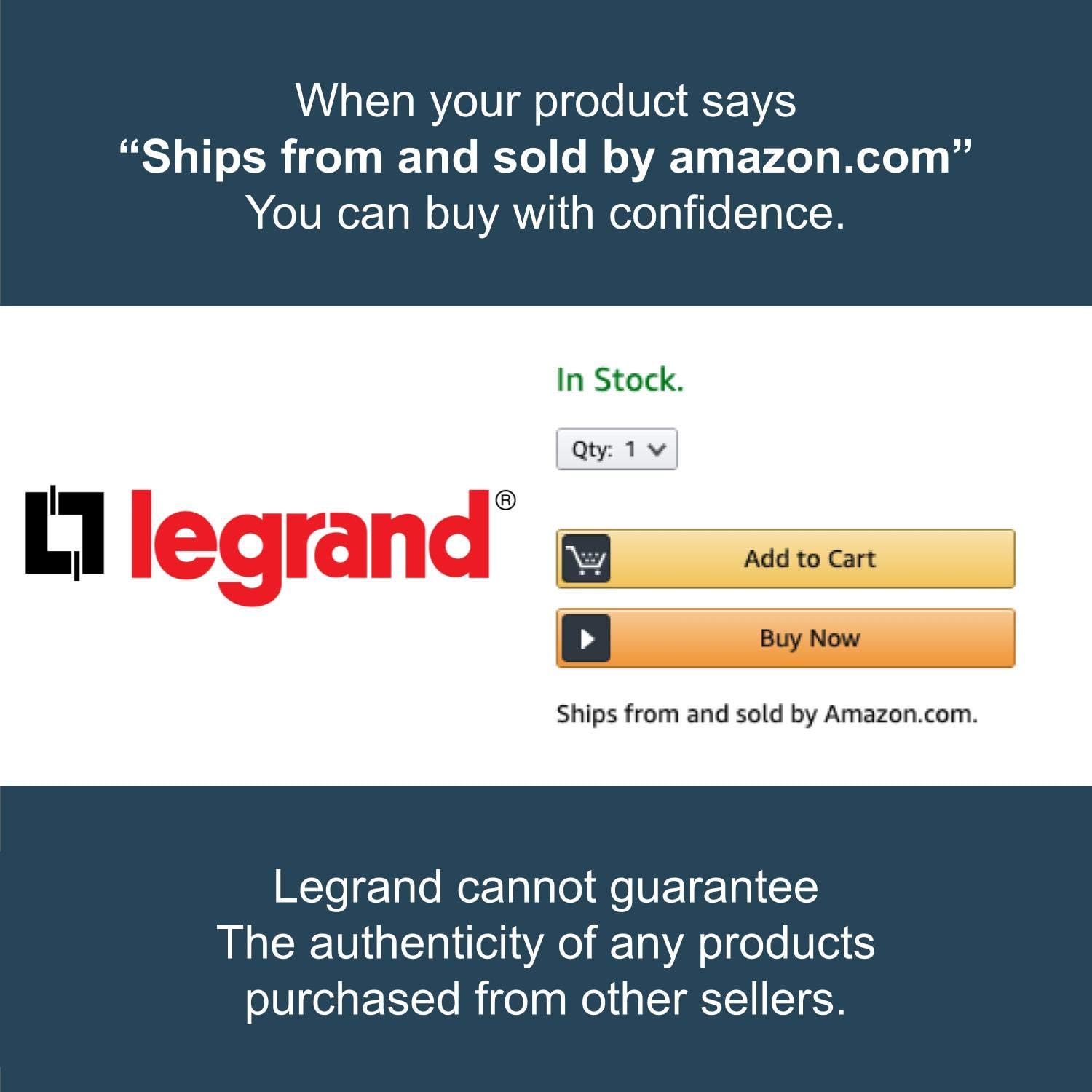 Legrand radiant Adjustable LED Night Light Outlet, Nightlight Electrical Outlets, Tamper Resistant, Safe for Kids, White, NTL885TRWCC6 - - 