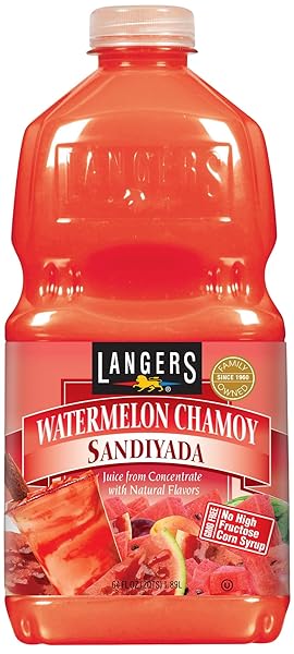 LANGERS WATERMELON CHAMOY, SANDIYADA, JUICE COCKTAIL, 64 FL...
