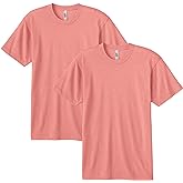 American Apparel Men's Tri-Blend Track T-Shirt 2-Pack