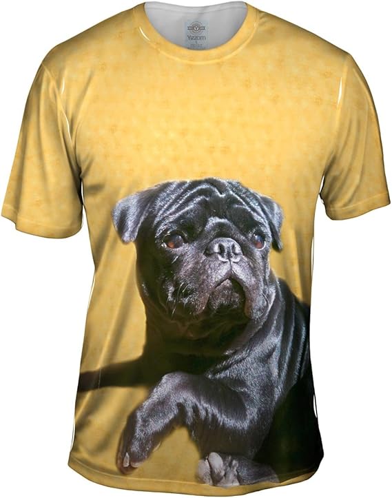 Amazon.com: Yizzam- Black Pug Relaxation -Tshirt- Mens Shirt: Clothing