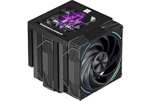 Thermalright Phantom Spirit 120 Vision EVO CPU Air Cooler,Desktop Heatsink Cooler with Dual PWM Fan,PC Display Screen Cooler 