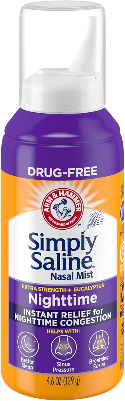plain saline nasal spray