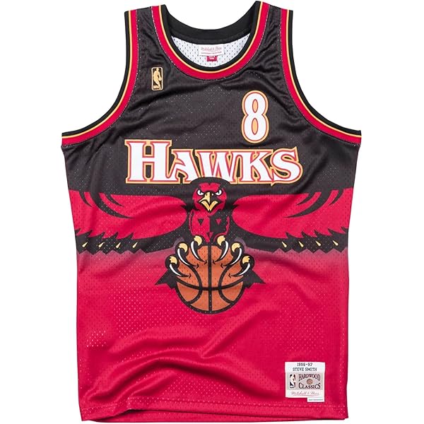 Amazon.com: Mitchell & Ness NBA Swingman Road Jersey Hawks