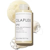Olaplex No. 4 Bond Maintenance Shampoo, Repairs, Strengthens, & Nourishes All Hair Types, Adds Shine & Leaves Hair Feeling So