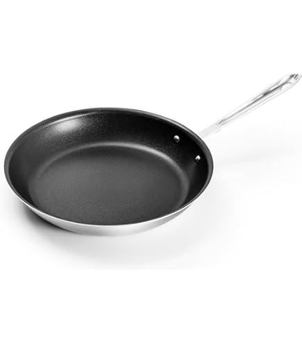 Amazon.com: D5 Stainless Polished 5-ply Bonded Cookware, Nonstick