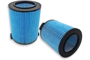 PUREBURG VF5000 Replacement Filter Compatible with Ridgid 5-20 Gallon Wet & Dry Vacs WD1450 WD0970 WD1270 WD09700 WD06700 WD1680 WD1851 RV2400A,2-Pack