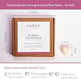 Fosse Living Floral Selection Soy Wax Melts 16 Pack Pear & Freesia view 5