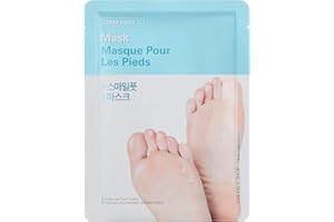 THE FACE SHOP Smile Foot Mask | Retain Feet Smoothness | Extreme Feet Moisturizing | 2 ct.,K-Beauty