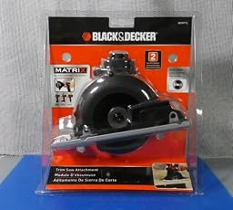 matrix size def DECKER Trim Matrix BDCMTTS BLACK Attachment  Power  Saw