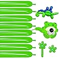 Green 260 Balloons for Twisting Balloon Animal, Long Skinny Green Balloons for Modelling, Green Magic Balloon Animal Kit for Weddings Birthdays Party Decorations,100Pcs (Green)