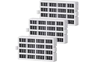 Musslan Refrigerator Air Filter Replacement for Whirlpool W10311524, Kitchenaid Refrigerator Air Filter and Jenn-Air FreshFlow Air Filter Replace, Effective Filtration with Activated Carbon Filter