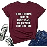 BLACKOO Women There's Nothing Funny Tshirts Graphic Cute Tees
