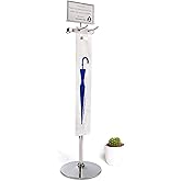 Brella Fella Umbrella Bag Wrapper Station with Sign Frame - Wrap Umbrellas for Rain - Be Safe, Wrap it up! - 100 Long Bags Included